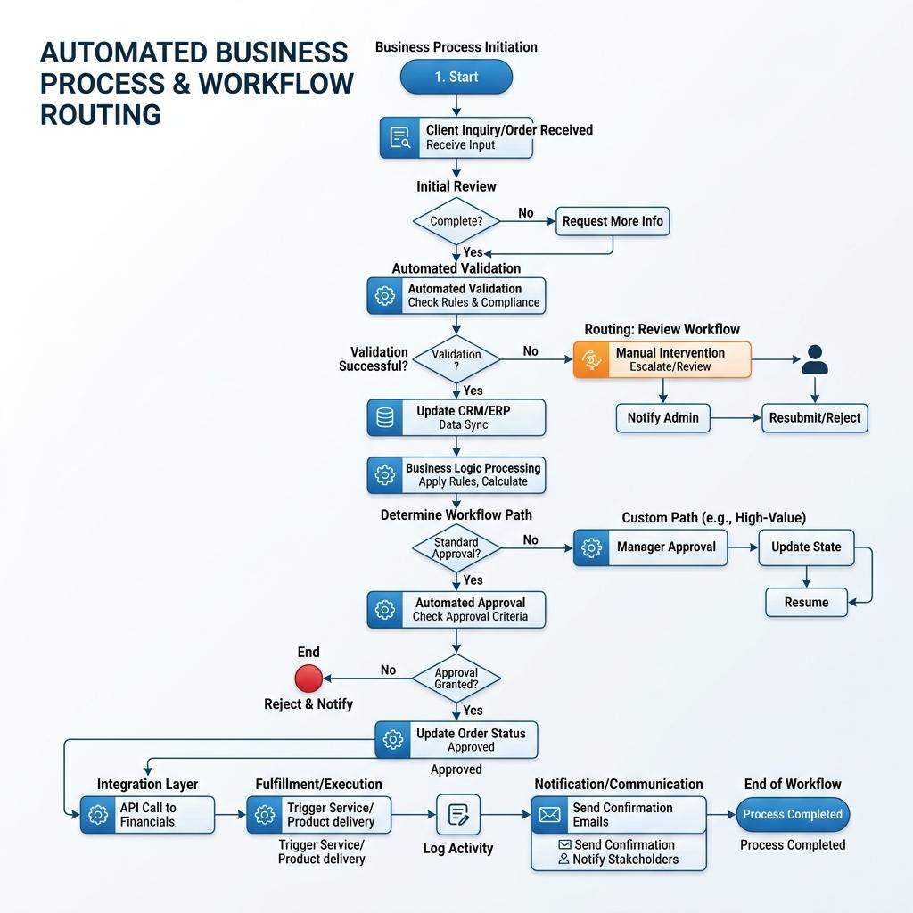 Business Process Automations Workflow Architecture